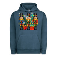 Pigment Midnight Navy christmas natcrackers Urban Hoodie - Zillion Design Studio