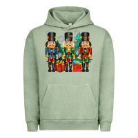 Pigment Oil Green christmas natcrackers Urban Hoodie - Zillion Design Studio