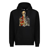 Black inhale peace exhale chaos Premium Hoodie - RanaPortraitStore