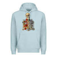 Blue Mist inhale peace exhale chaos Premium Hoodie - RanaPortraitStore