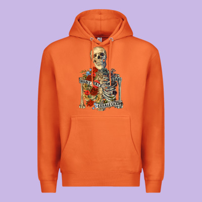 Inhale Peace Exhale Chaos Premium Hoodie Designed By Ranaportraitstore