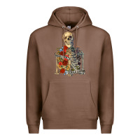 Chestnut inhale peace exhale chaos Premium Hoodie - RanaPortraitStore