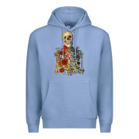 Colony Blue inhale peace exhale chaos Premium Hoodie - RanaPortraitStore