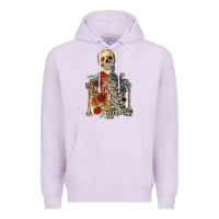 Lilac inhale peace exhale chaos Premium Hoodie - RanaPortraitStore