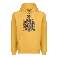 Mustard inhale peace exhale chaos Premium Hoodie - RanaPortraitStore