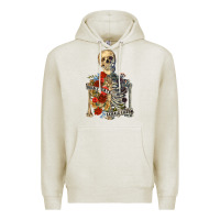 Oatmeal Heather inhale peace exhale chaos Premium Hoodie - RanaPortraitStore