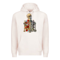 Pale Pink inhale peace exhale chaos Premium Hoodie - RanaPortraitStore