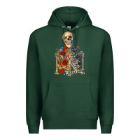 Sports Green inhale peace exhale chaos Premium Hoodie - RanaPortraitStore