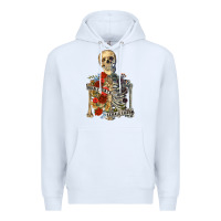 White inhale peace exhale chaos Premium Hoodie - RanaPortraitStore