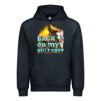Navy back on my bullshit Urban Hoodie - texasbilliewilder