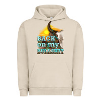 Pigment French Oak back on my bullshit Urban Hoodie - texasbilliewilder