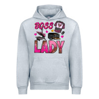 Heather Grey boss lady Urban Hoodie - texasbilliewilder
