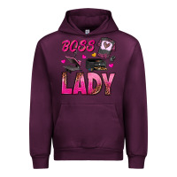 Mauve Wine boss lady Urban Hoodie - texasbilliewilder