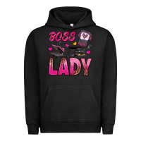 Pigment Black boss lady Urban Hoodie - texasbilliewilder