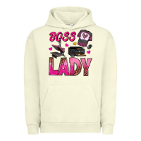 Pigment Pistachio boss lady Urban Hoodie - texasbilliewilder