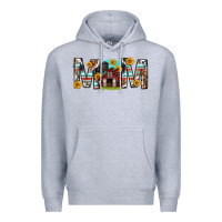 Heather Grey barn mom western mother s day Premium Hoodie - texasbilliewilder
