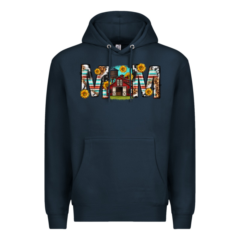 Barn Mom Western Mother S Day Premium Hoodie by texasbilliewilder | Teevron