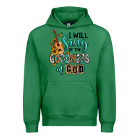 Emerald i will sing of the goodness of god Urban Hoodie - RanaPortraitStore