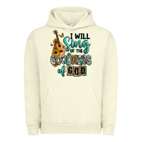 Pigment Pistachio i will sing of the goodness of god Urban Hoodie - RanaPortraitStore