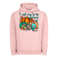 Pigment Salmon i will sing of the godness of god psalm 89 1 Urban Hoodie - RanaPortraitStore
