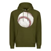 Army Green baseball Premium Hoodie - texasbilliewilder
