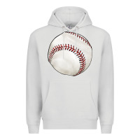 Dove Grey baseball Premium Hoodie - texasbilliewilder