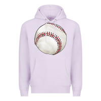 Lilac baseball Premium Hoodie - texasbilliewilder