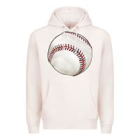 Pale Pink baseball Premium Hoodie - texasbilliewilder