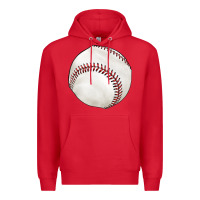 Red baseball Premium Hoodie - texasbilliewilder
