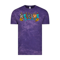 Cloud Purple Welcome fall Vintage Tee - Artiststas