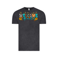 Vintage Black Welcome fall Vintage Tee - Artiststas