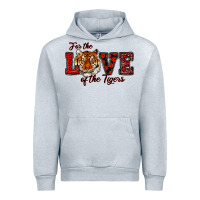Heather Grey for the love of the tigers red Urban Hoodie - RanaPortraitStore