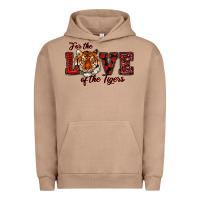 Pigment Burro for the love of the tigers red Urban Hoodie - RanaPortraitStore