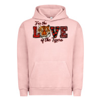 Pigment Salmon for the love of the tigers red Urban Hoodie - RanaPortraitStore