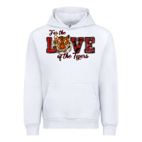 White for the love of the tigers red Urban Hoodie - RanaPortraitStore