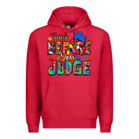 Cardinal think before you judge autism Premium Hoodie - Zillion Design Studio