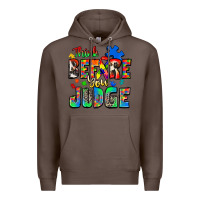 Coffee think before you judge autism Premium Hoodie - Zillion Design Studio