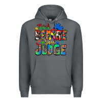 Rock think before you judge autism Premium Hoodie - Zillion Design Studio