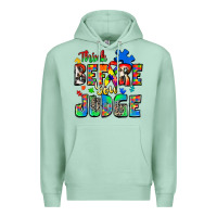 Seafoam think before you judge autism Premium Hoodie - Zillion Design Studio