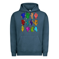 Pigment Midnight Navy christmas glitter cactus Urban Hoodie - Zillion Design Studio