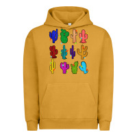 Pigment Peanut Butter christmas glitter cactus Urban Hoodie - Zillion Design Studio