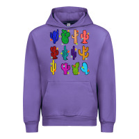 Tulip christmas glitter cactus Urban Hoodie - Zillion Design Studio