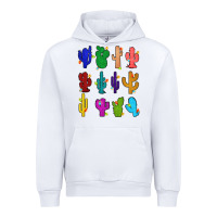 White christmas glitter cactus Urban Hoodie - Zillion Design Studio