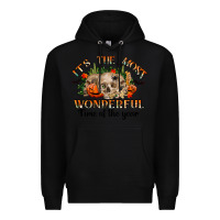 Black it's the most wonderful time of the year Premium Hoodie - RanaPortraitStore
