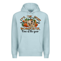 Blue Mist it's the most wonderful time of the year Premium Hoodie - RanaPortraitStore