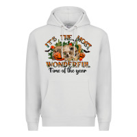 Dove Grey it's the most wonderful time of the year Premium Hoodie - RanaPortraitStore