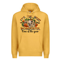 Mustard it's the most wonderful time of the year Premium Hoodie - RanaPortraitStore