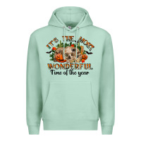 Seafoam it's the most wonderful time of the year Premium Hoodie - RanaPortraitStore