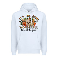 White it's the most wonderful time of the year Premium Hoodie - RanaPortraitStore