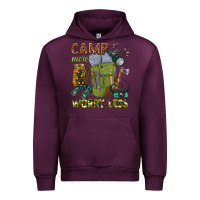 Mauve Wine camp more worry less Urban Hoodie - texasbilliewilder